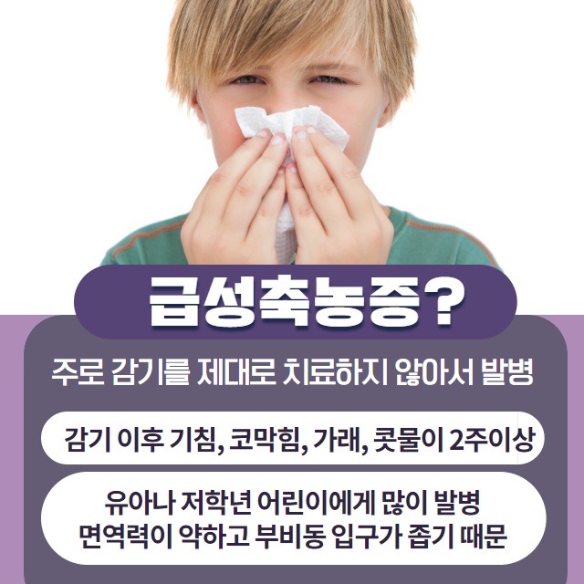 [수원이비인후과] 축농증(부비동염) 원인과 치료 방법! (6/15)