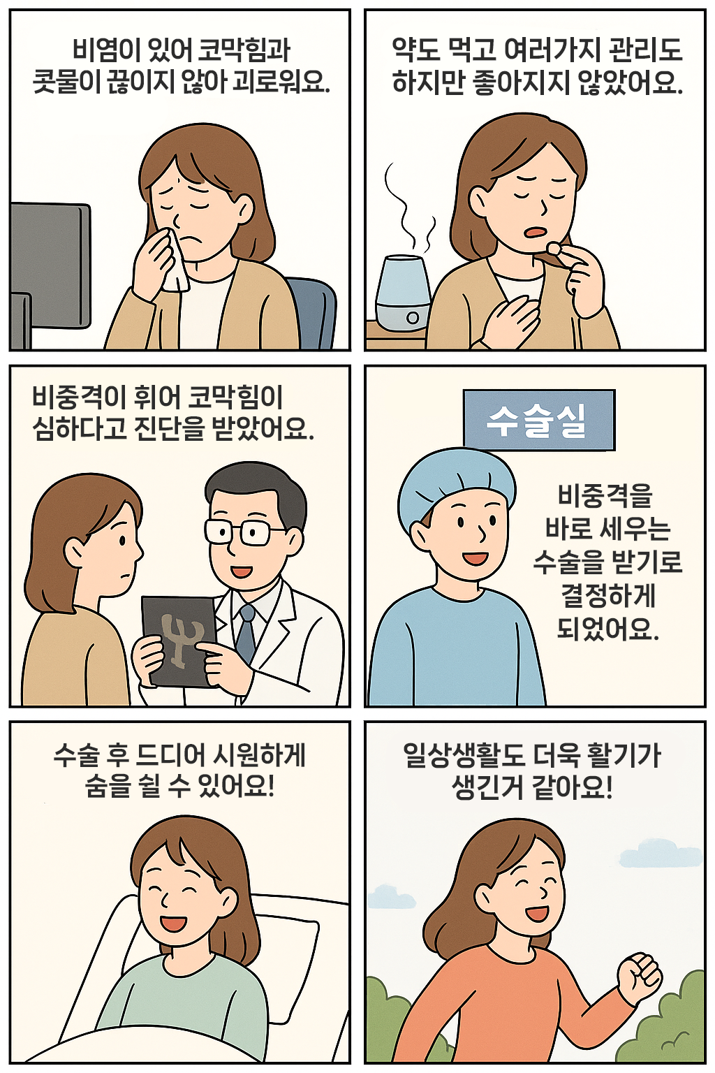 수원 기능코수술 _ 비염이 계속 낫지 않는 이유? 일상 속 나쁜 습관 때문입니다 (8/9)