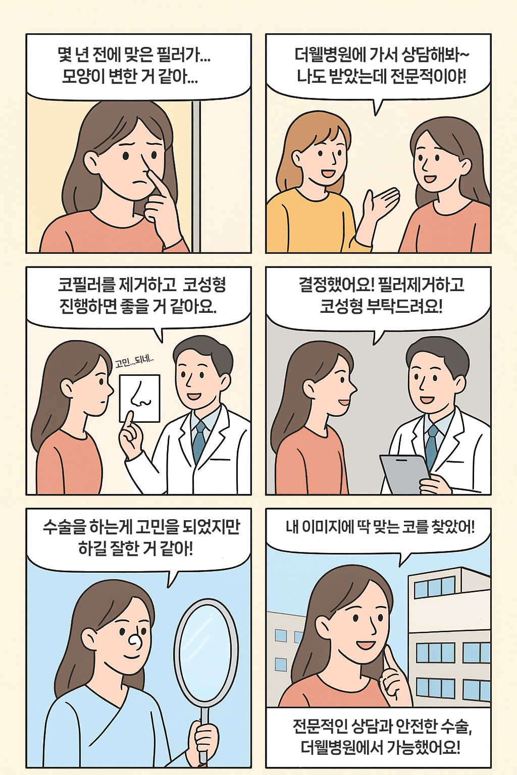 수원 성형외과 _ 코 필러 후 코 성형 가능할까? 안전한 시기와 방법 정리 (4/6)