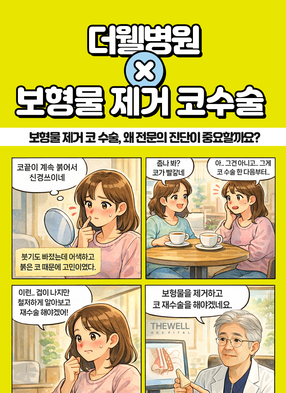 수원 성형외과 _ 보형물 제거 코 수술, 왜 전문의 진단이 중요할까요? (1/3)